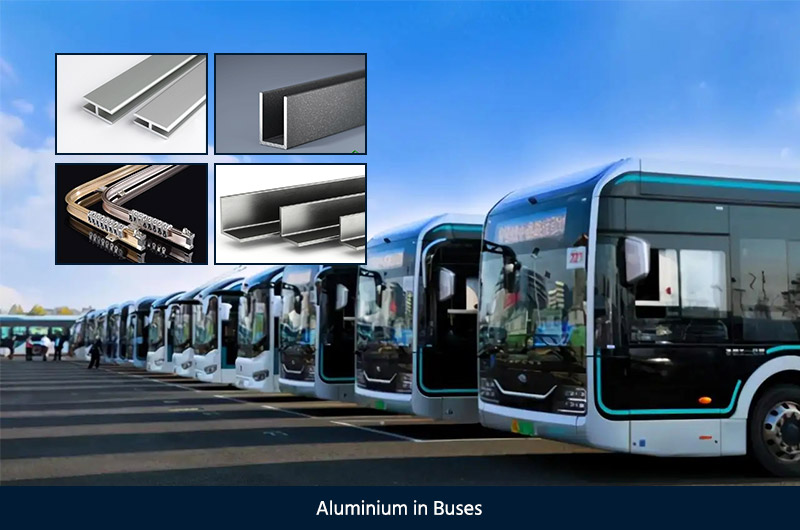 Aluminum profile profile in in buses