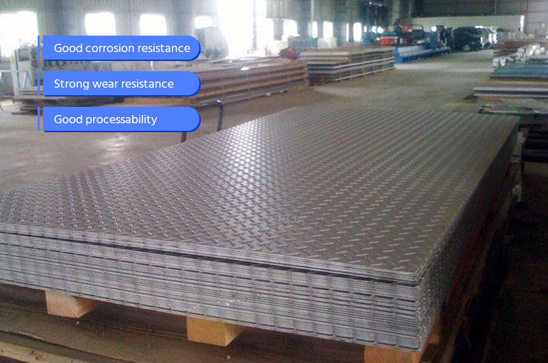 Features of 5052 aluminum tread checkered plate for oil tanker