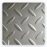Lentil pattern diamond plate