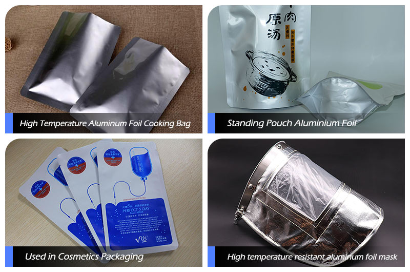 Application of cooking bag foil