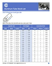 2024 Aluminum Tube
