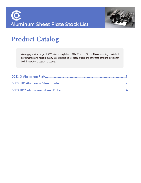 5083 Aluminum Sheet