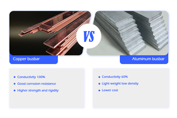 銅またはアルミニウムの導電性バスバー: どちらがより適していますか?