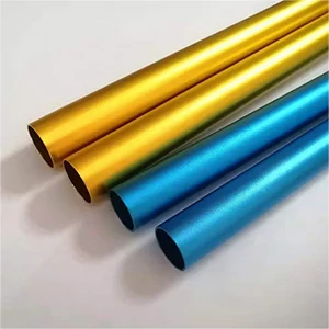 Tubes en aluminium anodisé