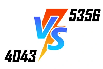 4043 vs 5356 Fio de solda de alumínio