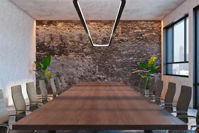 Interior curtain wall cooperation project