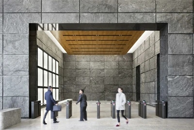 Interior curtain wall cooperation project