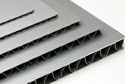 Aluminum sandwich 3d cored panel