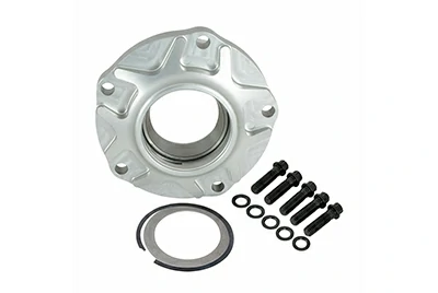 Tapered bearing pinion support