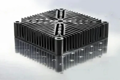 Black heatsink extrusions