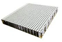 Perforated honeycomb sandwich panel