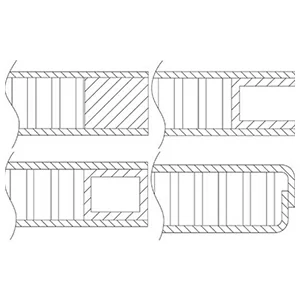 Co-constructed edge structure