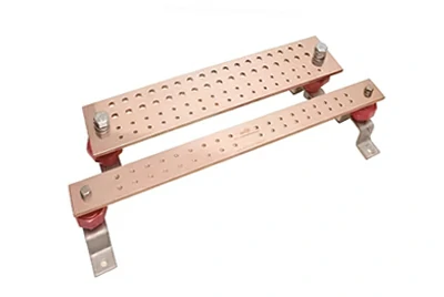 Straight grounding conductor bus