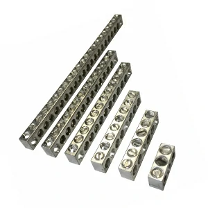 Tinned aluminum earthing neutral busbar