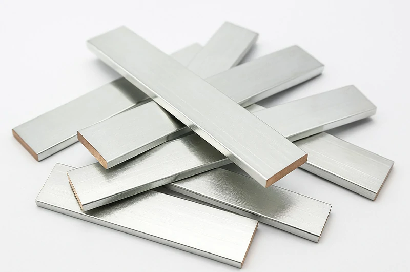 Silver plated copper busbar