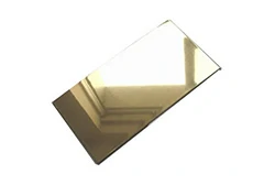 Gold mirror aluminum