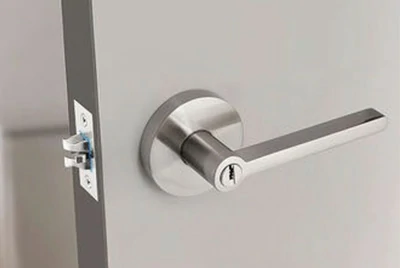 Door handles, push plates, bed rails, and nurse station countertops