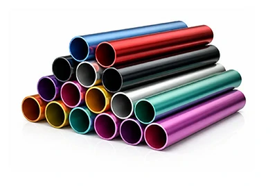 Anodized aluminum tube