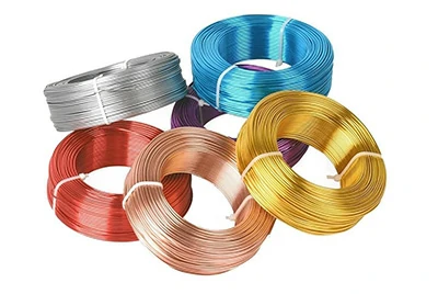 Anodized aluminum wire