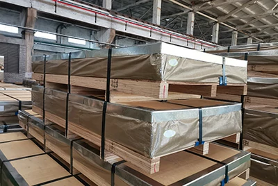 Export packaging for aluminum sheet and plate