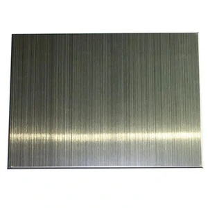 Brushed stainless steel honeycomb panel