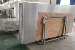 6000 × 1500 mm stainless steel honeycomb panel display