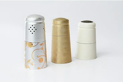 heat seal lacquered foil for top disc and wine capsule sealing structures