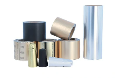coated and laminated aluminum foil coils for wine capsule applications