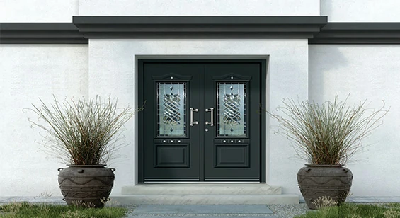 Aluminum Double Entrance Door