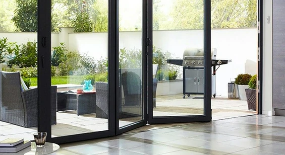 Aluminum Double Glass Door / Double Glazed Door