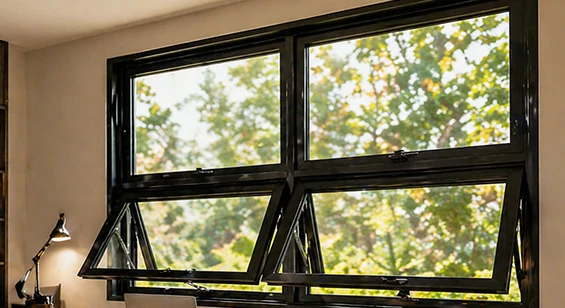 Fixed Panel + Awning / Clamshell Awning