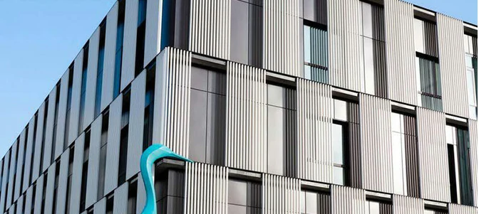 Aluminum Facade Louver Screen