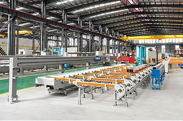Outdoor aluminum factory production lines for large-scale profile manufacturing