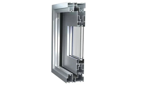 ES116 aluminum sliding door system with internal glazing bead and Euro groove hardware compatibility