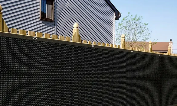 Full privacy aluminum fence system for backyard boundary, pool screening and garden enclosure