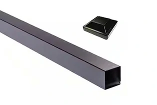 T-shaped aluminum post reinforcement profile for middle fence posts and panel connections