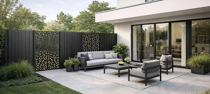 Aluminum Slat Fence