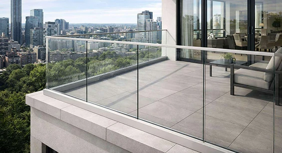 Aluminum Glass Railing