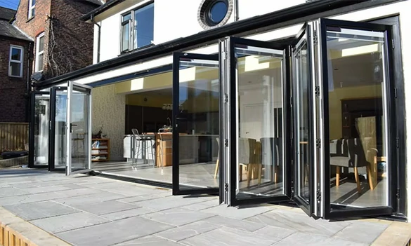 Commercial aluminium bifold doors