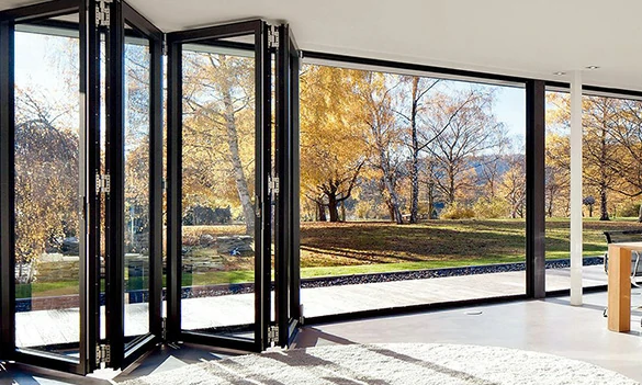 Exterior aluminium bifold doors
