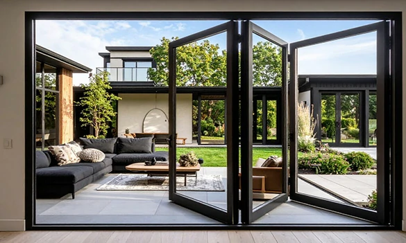 3-panel aluminium bifold doors