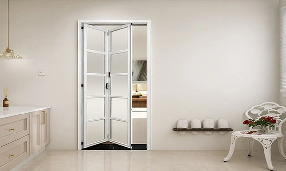 2-panel aluminium bifold doors