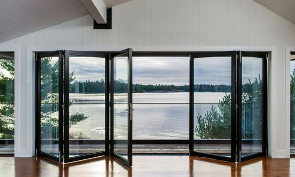 5-panel aluminium bifold doors