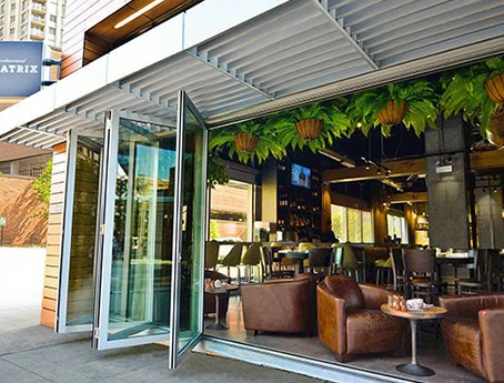 Aluminium bifold doors for Balconies and terraces