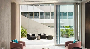 Multi-Track Multi-Panel Sliding Door System
