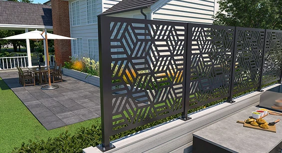 Aluminum Privacy Screen Fence