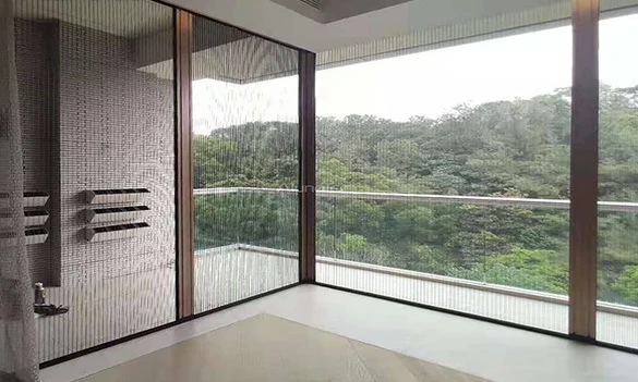 Custom aluminum sliding screen door with frame for patio and balcony openings