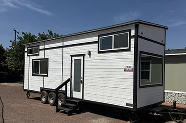 Custom aluminum screen door for mobile homes and small entry openings