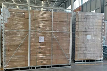 Container loading for bulk aluminum screen door orders