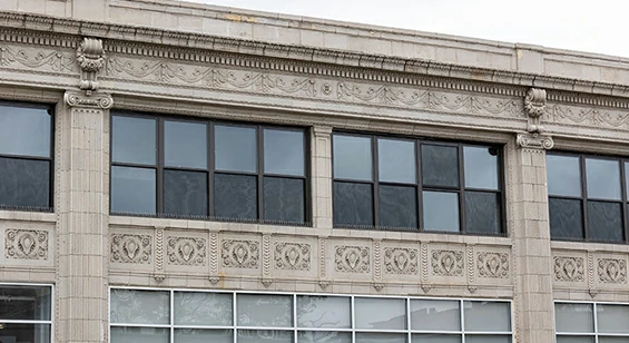 Commercial-Grade Aluminum Double-Hung Window